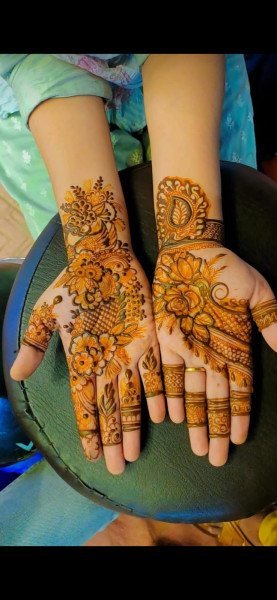 Beautiful Mehndi design for hand|Mrittika Art Gallery 2024|| - YouTube